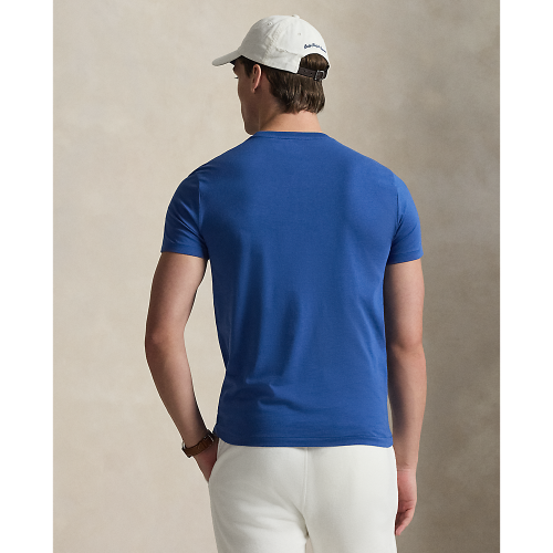 Polo Ralph Lauren - Classic Fit Cotton Crewneck Tee - Dusty Azure