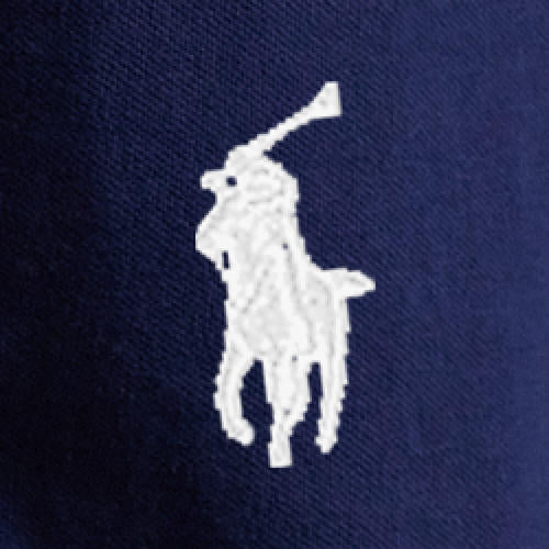 Polo Ralph Lauren - Custom Slim Fit Big Pony Mesh Polo Shirt - Navy