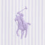 Polo Ralph Lauren - Custom Fit Striped Stretch Poplin Shirt - Purple White