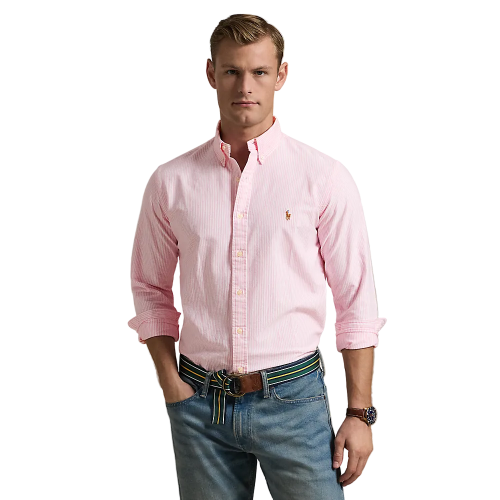 Polo Ralph Lauren - Oxford Shirt - Stripe - Rose Pink