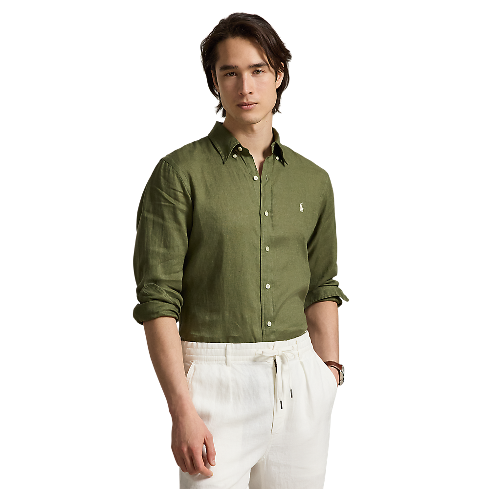 Polo Ralph Lauren - Custom Fit Linen Shirt - Garden Trail