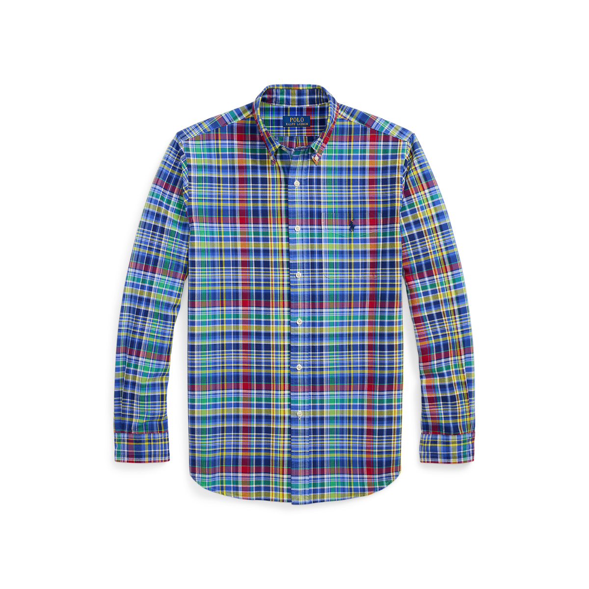 Polo Ralph Lauren - Poplin Stretch Shirt - Check - Royal/Navy Multi