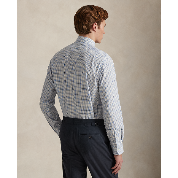 Polo Ralph Lauren - Custom Fit Plaid Stretch Poplin Shirt - White Multi