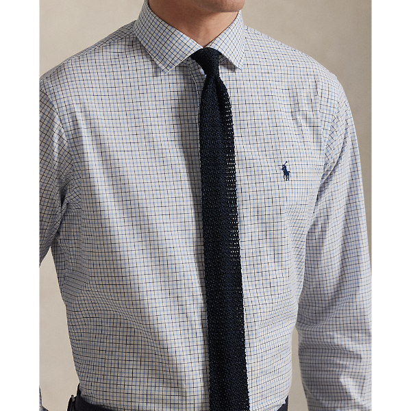 Polo Ralph Lauren - Custom Fit Plaid Stretch Poplin Shirt - White Multi