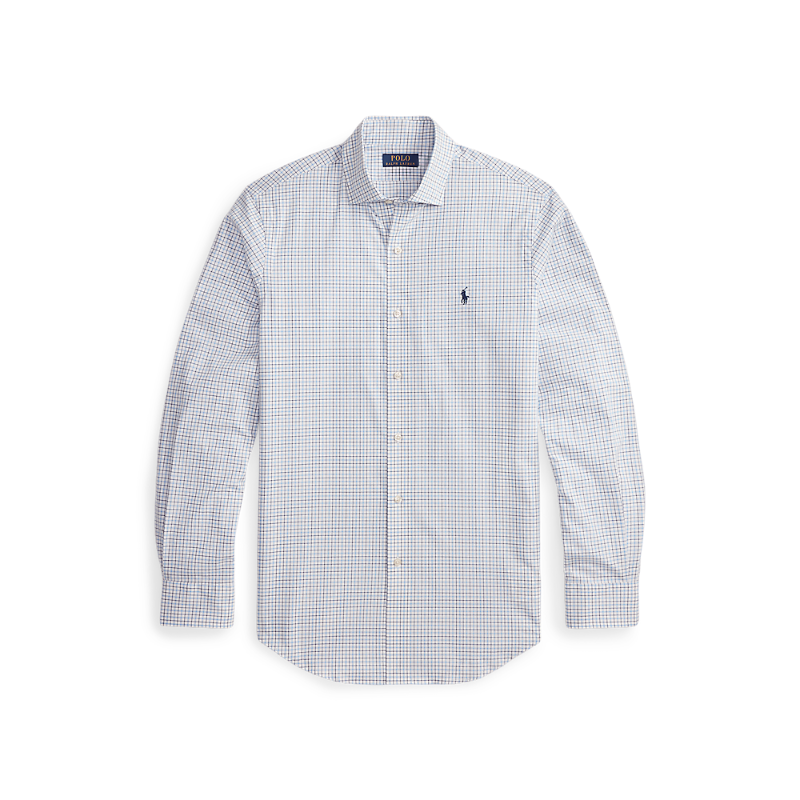 Polo Ralph Lauren - Custom Fit Plaid Stretch Poplin Shirt - White Multi