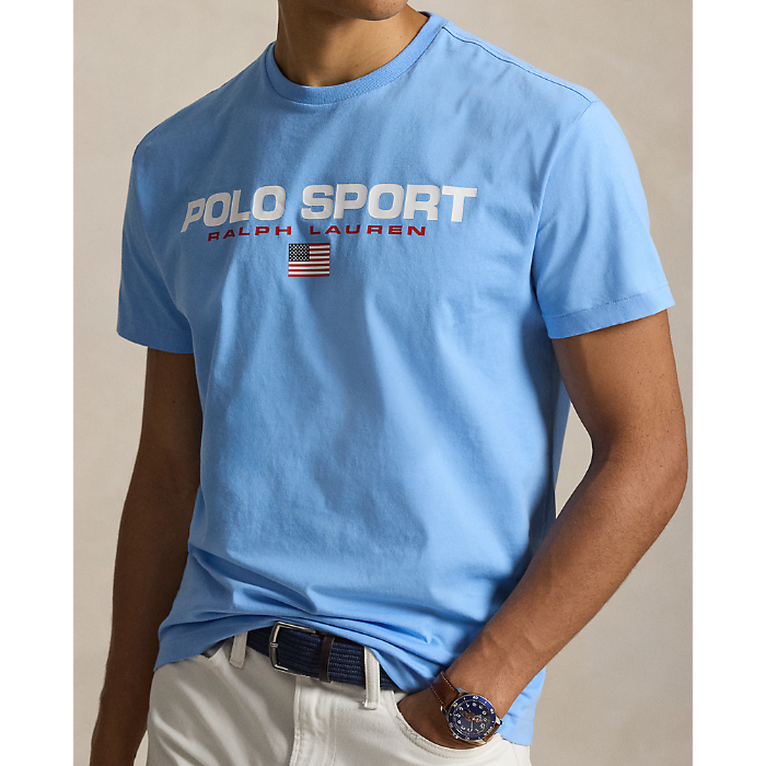Polo Ralph Lauren - Classic Fit Polo Sport Jersey T-Shirt - Chatham Blue