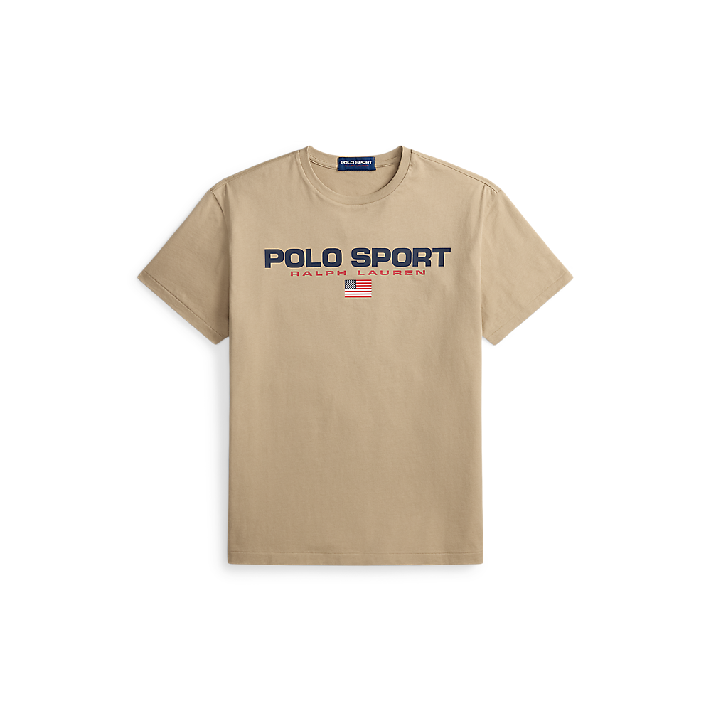 Polo Ralph Lauren - Classic Fit Polo Sport Jersey T-Shirt - Vintage Khaki