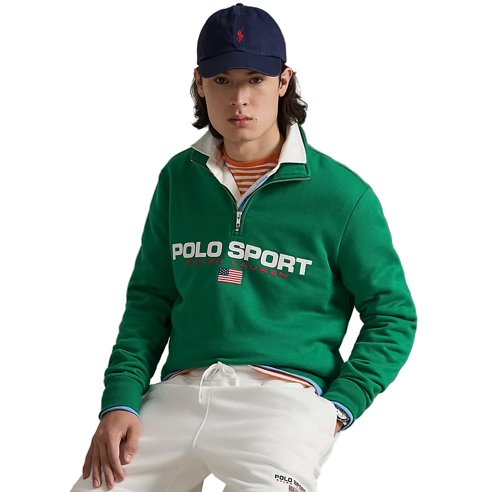 Polo Ralph Lauren - Half Zip Sweatshirt - Green White