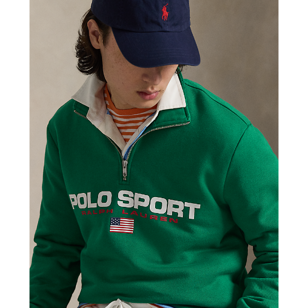 Polo Ralph Lauren - Half Zip Sweatshirt - Green White