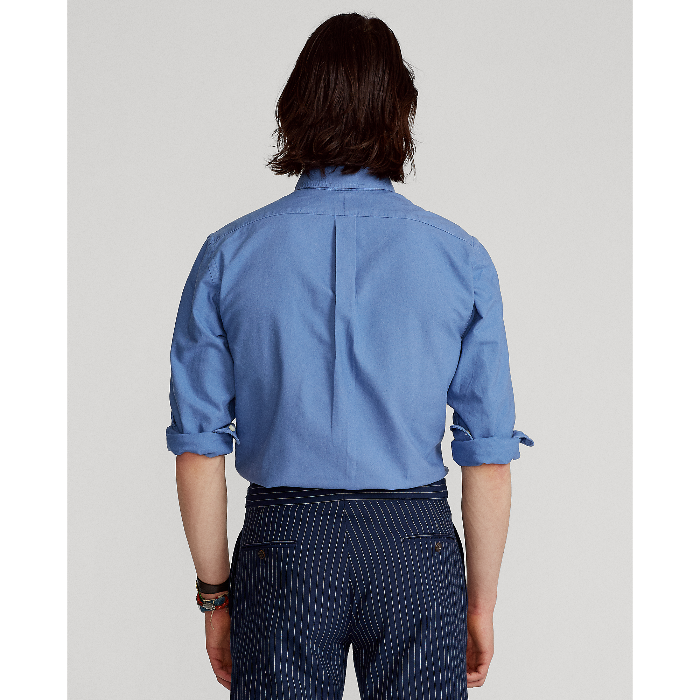 POL772290004-Polo Ralph Lauren - Classic Fit Oxford Shirt - Blue