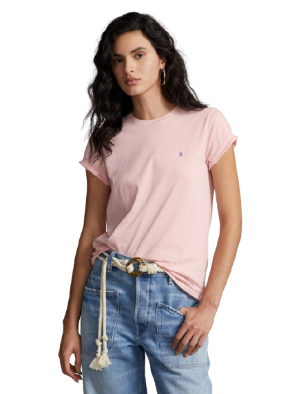 Polo Ralph Lauren - Classic Fit Cotton Jersey Crewneck T-Shirt - Pink Sand