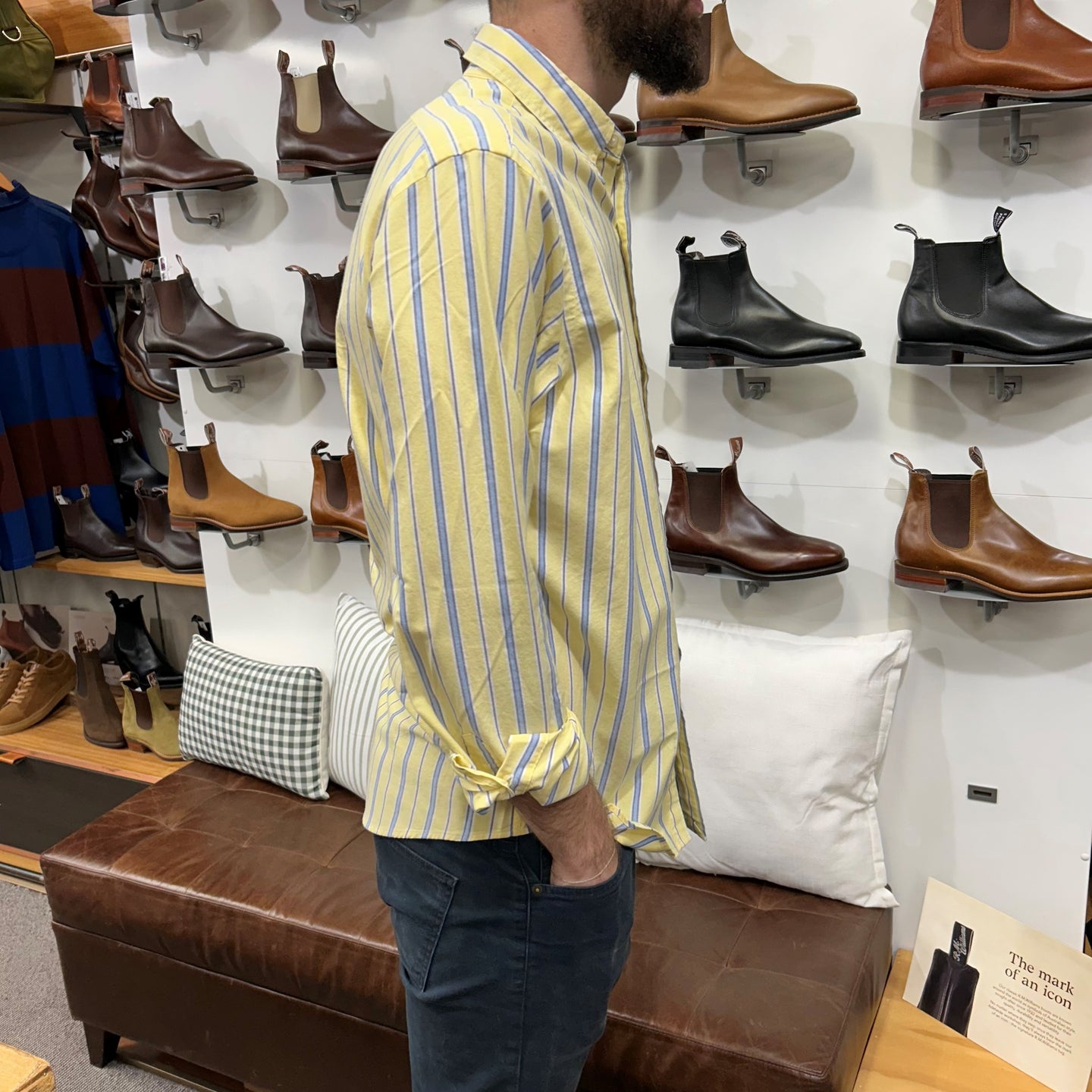 Polo Ralph Lauren - Oxford Shirt - Stripe - Yellow, Blue, White