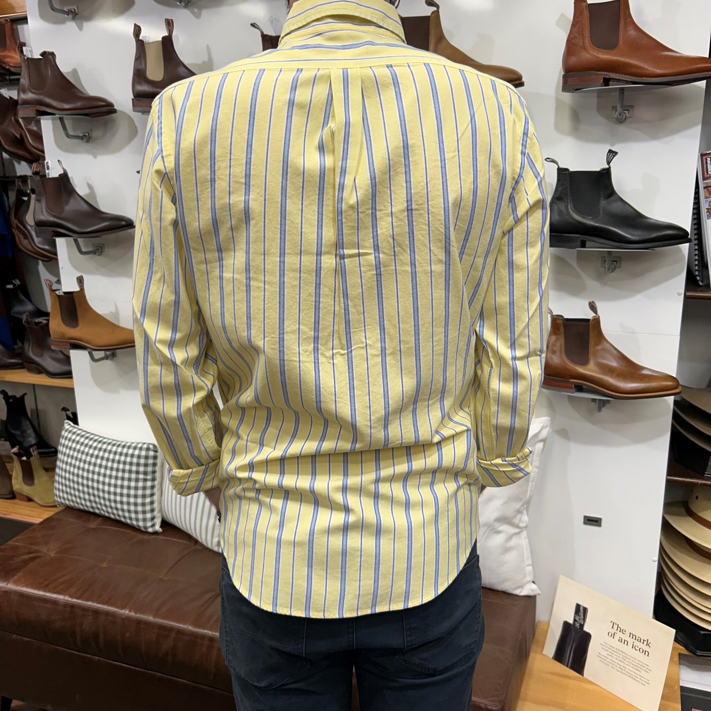 Polo Ralph Lauren - Oxford Shirt - Stripe - Yellow, Blue, White