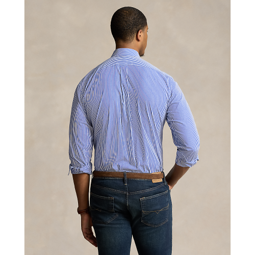 Polo Ralph Lauren - Bengal-Stripe Stretch Poplin Shirt- Blue-White
