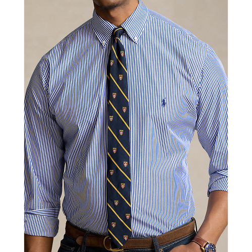 Polo Ralph Lauren - Bengal-Stripe Stretch Poplin Shirt- Blue-White