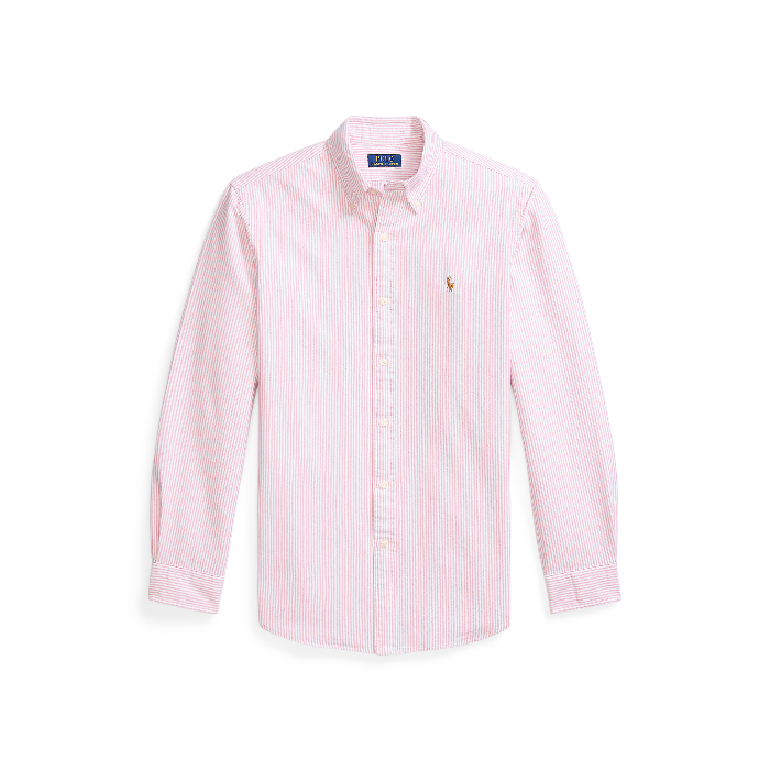 POL953704009-Polo Ralph Lauren - Classic Fit Oxford Shirt - Berry