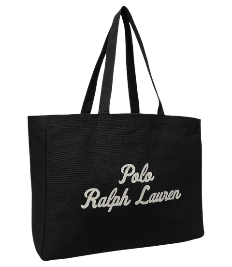 POL962436001-Polo Ralph Lauren - East West Large Tote - Black