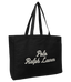 POL962436001-Polo Ralph Lauren - East West Large Tote - Black