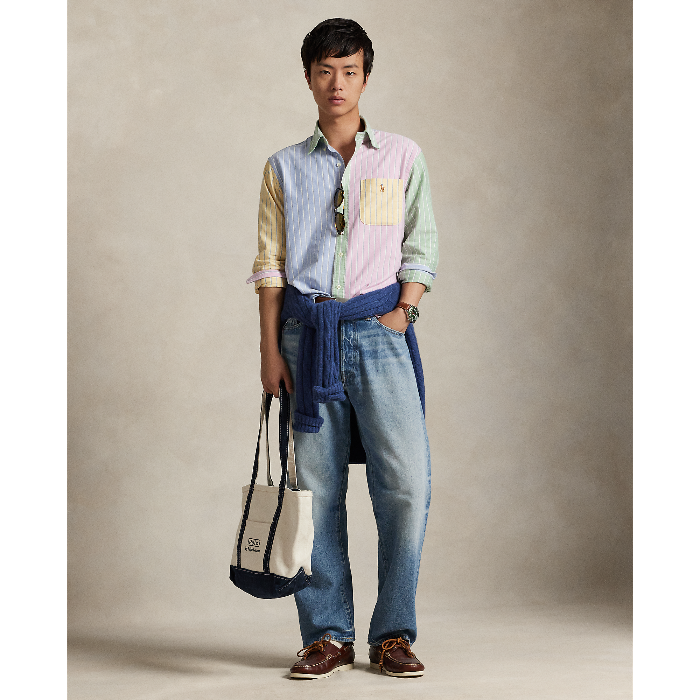 POL974542001-Polo Ralph Lauren - Classic Fit Oxford Shirt - Fancy Stripe