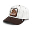 Goorin - Animal Trucker Cap - Pinstripe Lion King - Brown & White (Mineral Grey)
