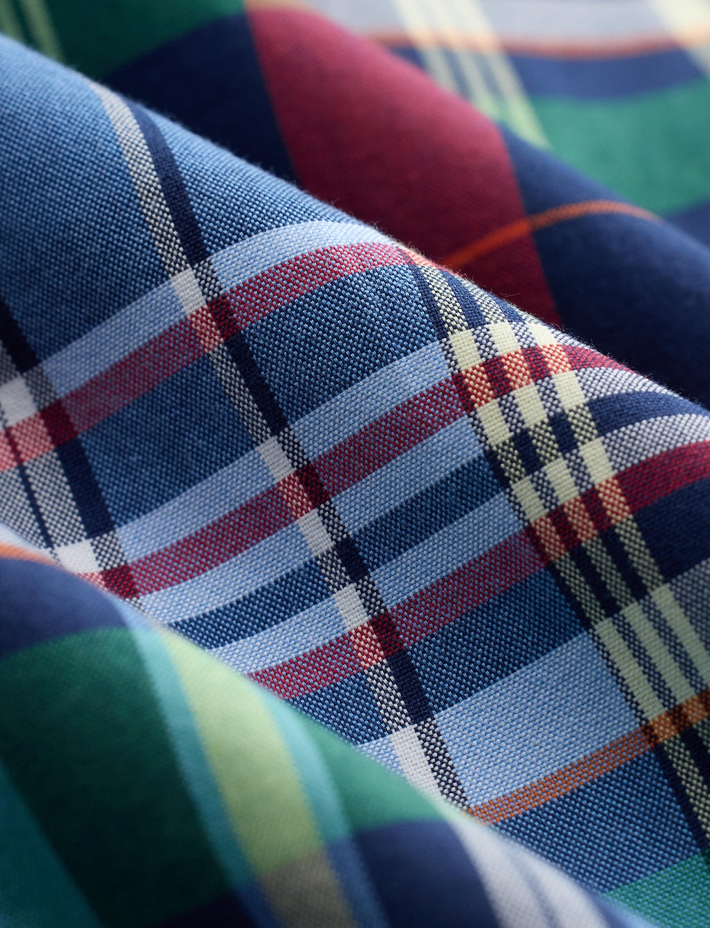 Polo Ralph Lauren - Custom Fit Plaid Oxford Shirt - Check - Blue/Red Multi