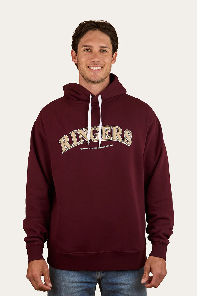 Ringers Western - Princeton Hoodie - Washed Cabernet