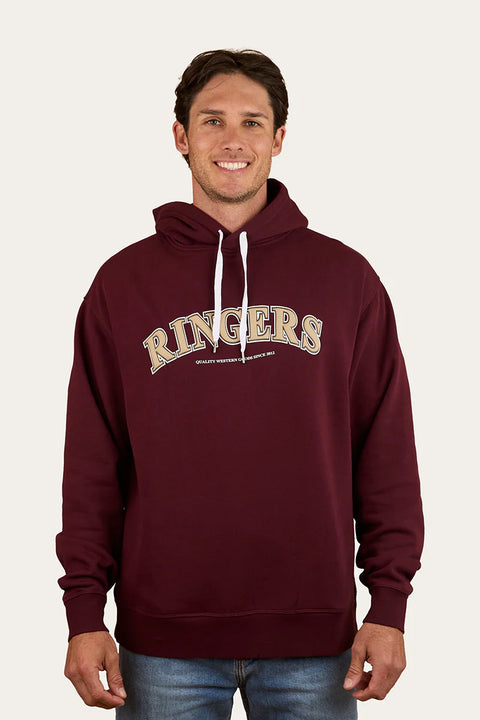 Ringers Western - Princeton Hoodie - Washed Cabernet