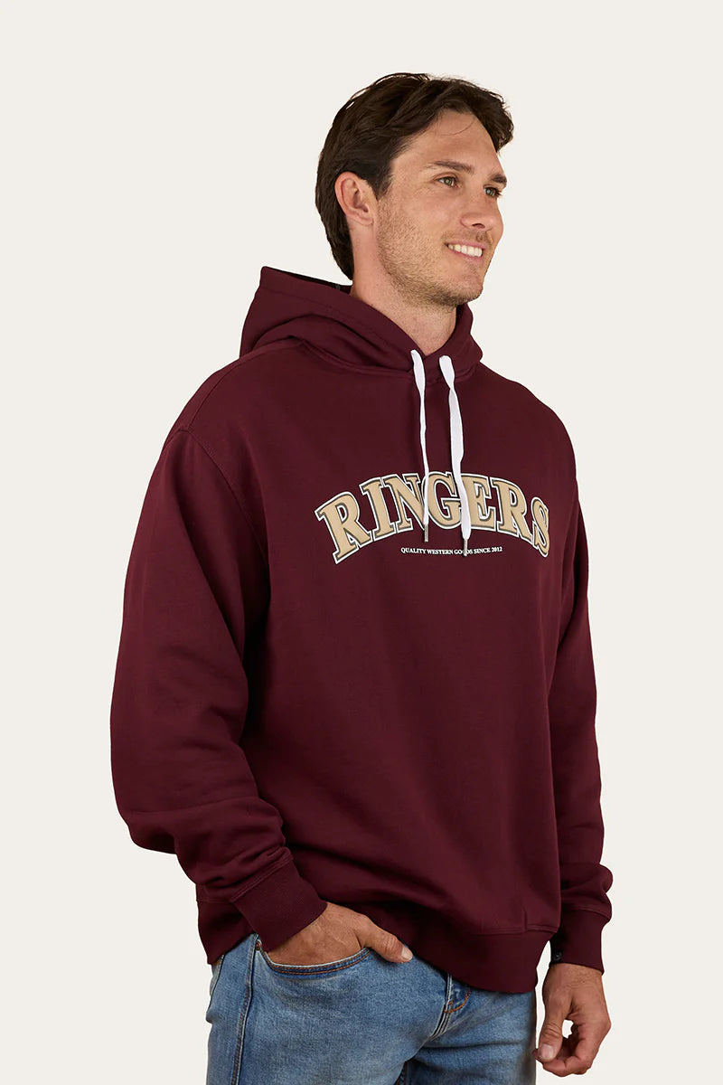 Ringers Western - Princeton Hoodie - Washed Cabernet