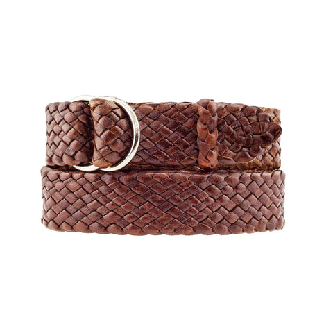 Badgery Belts - Queenslander Plaite Chrom Ring Belt - Tan