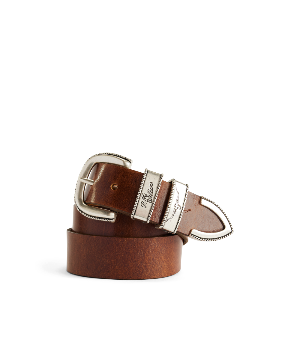 R.M.Williams - Rope Drover Belt - Caramel