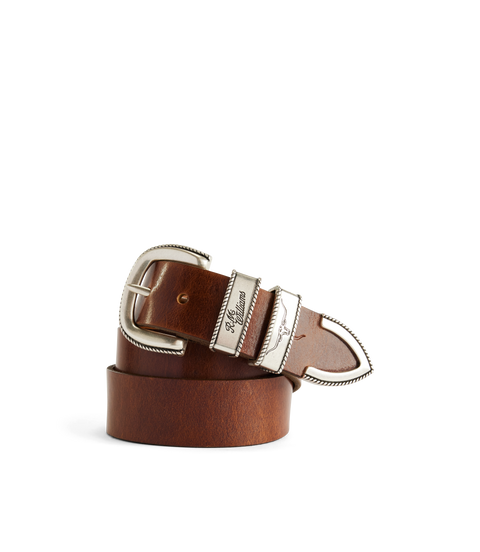 R.M.Williams - Rope Drover Belt - Caramel