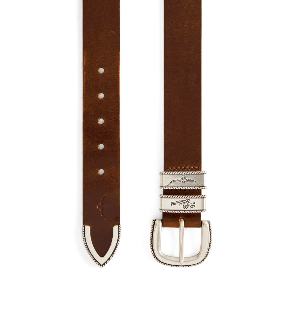 R.M.Williams - Rope Drover Belt - Caramel