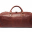 Oran Leather - London Overnight Bag - Brandy in rich brown leather with sturdy handles.