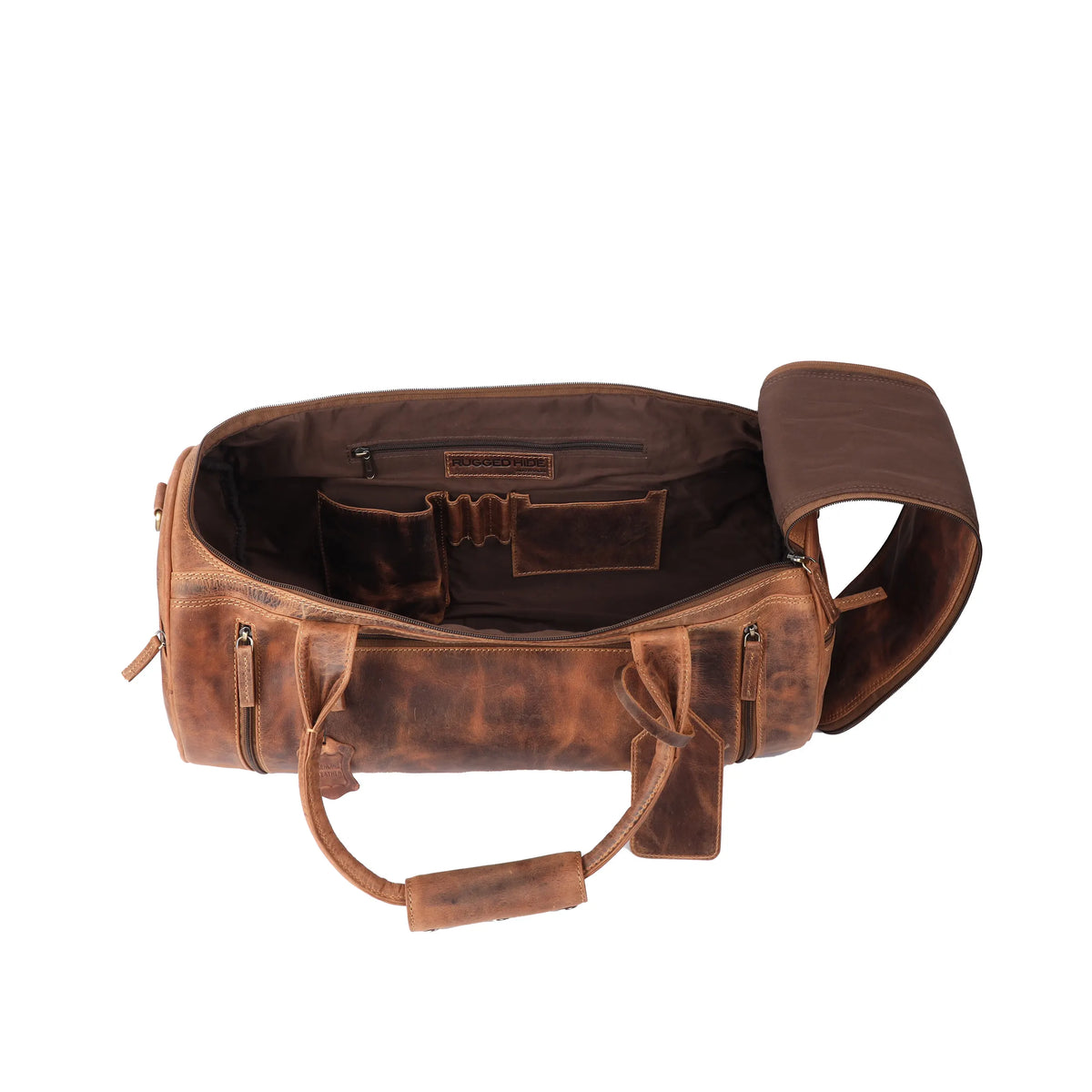 Oran Leather - Positano Duffle Bag - Hunter