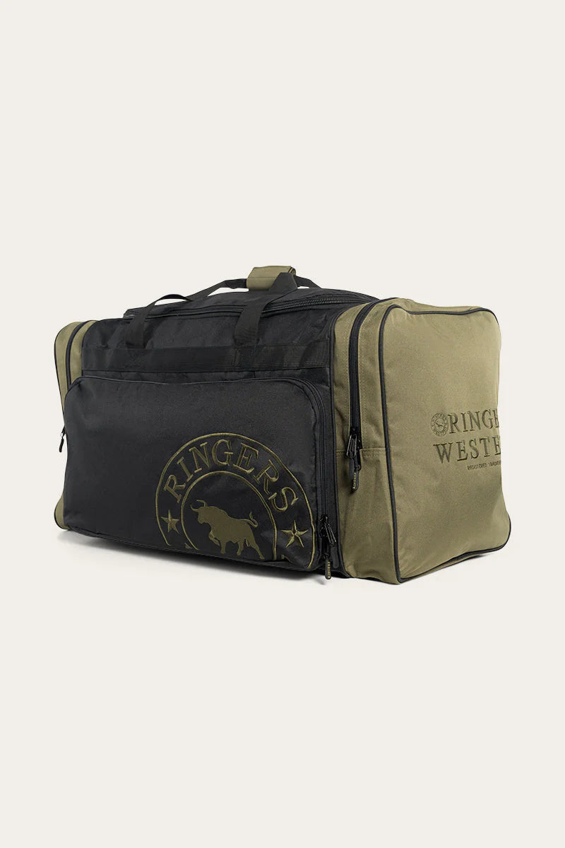 Ringer Western - Rider Go Sports Bag - Black/Army | Char/Pastel Pink | Navy/Brown