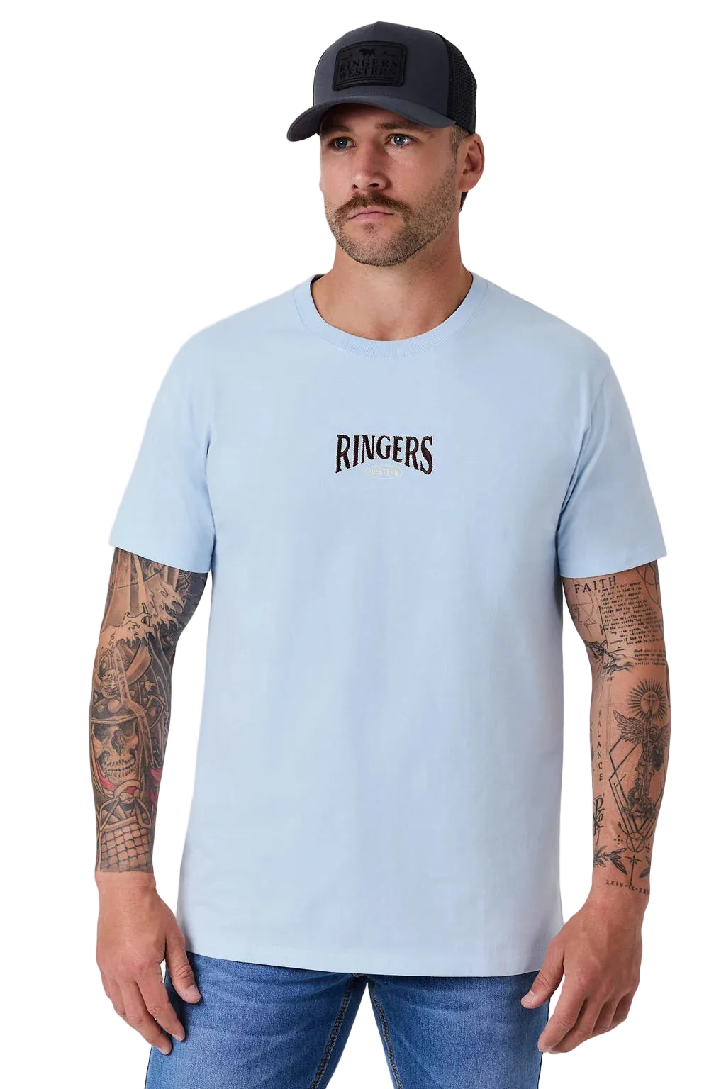 Ringers Western - Outrider Stock Fit Tee - Dusk