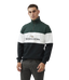 Rodd & Gunn - Foresters Peak Quarter Zip Rugby Sweatshirt - Forest, White & Black