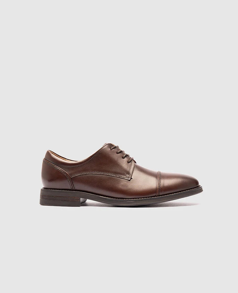 Rodd & Gunn - Riverton Derby Shoe - Dark Cognac
