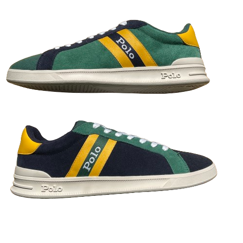 Polo Ralph Lauren - Heritage Court II - High Top Lace Sneakers - Colorblock (Navy)