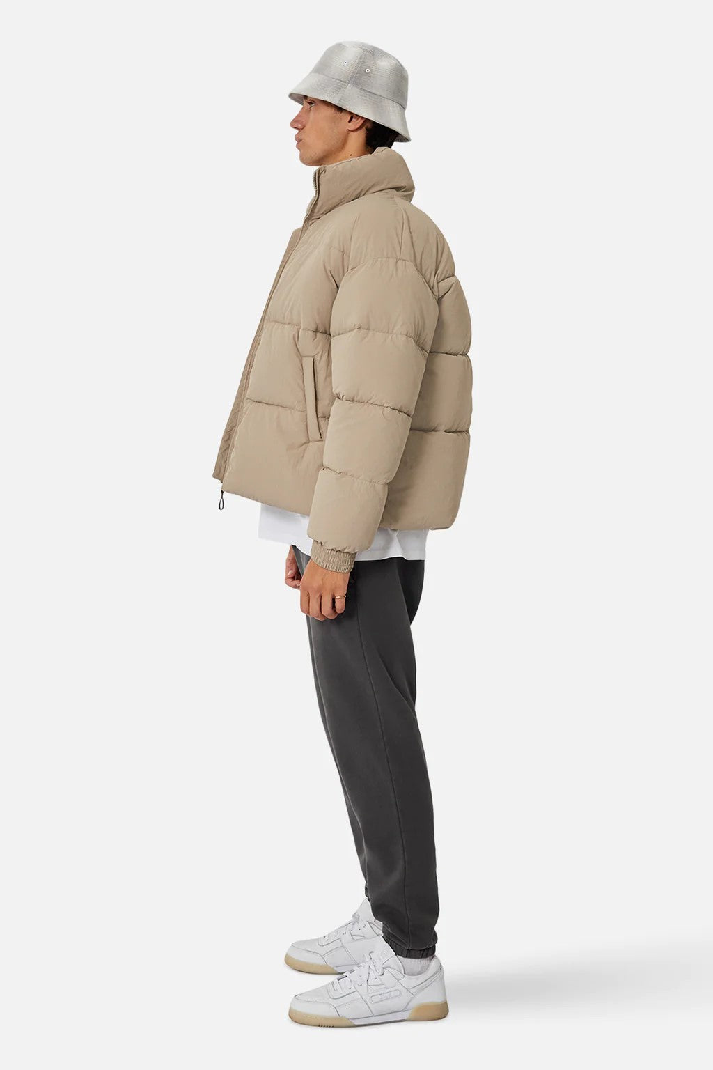 Industrie - The Regent Puffer Jacket - Latte