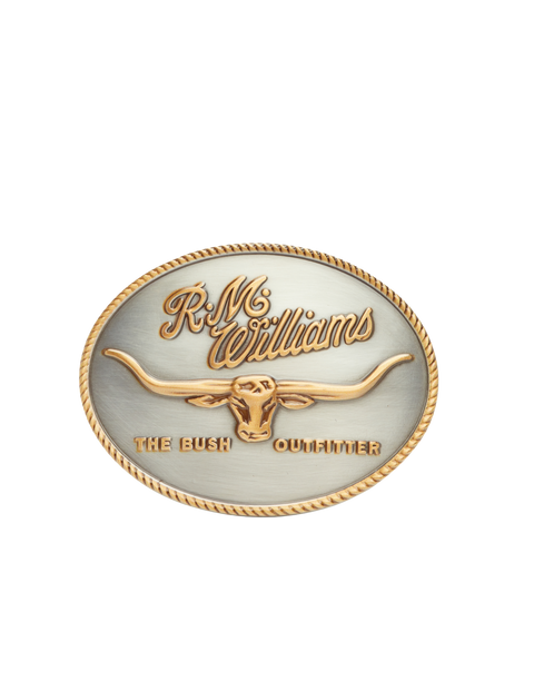 R.M.Williams - Logo Buckle - Gold