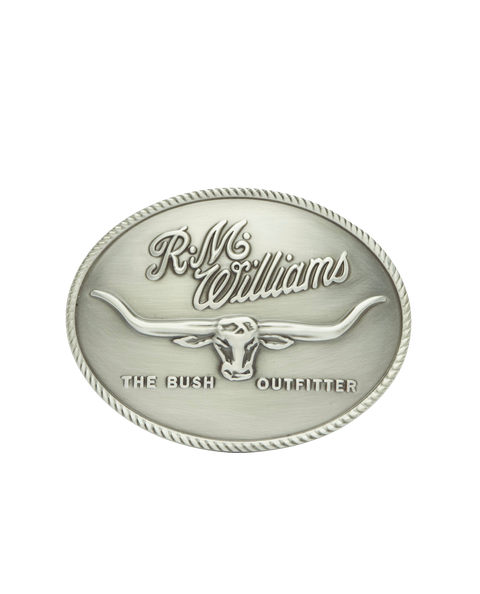 R.M.Williams - Logo Buckle - Silver