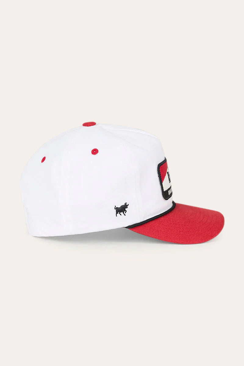 Ringers Western - Rangers Roadhouse Cap - Off White/Red