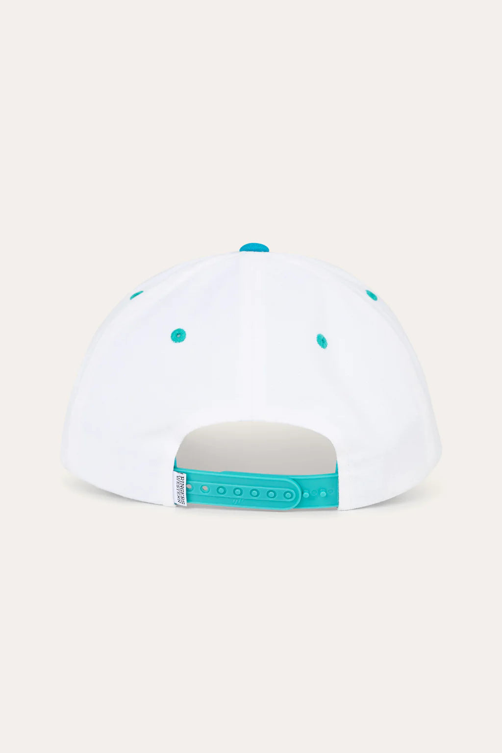 Ringers Western - Rangers Roadhouse Cap - Off White/Teal