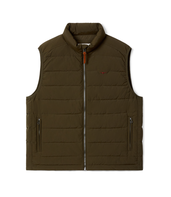R.M.Williams - Rydal Padded Vest - Dark Olive