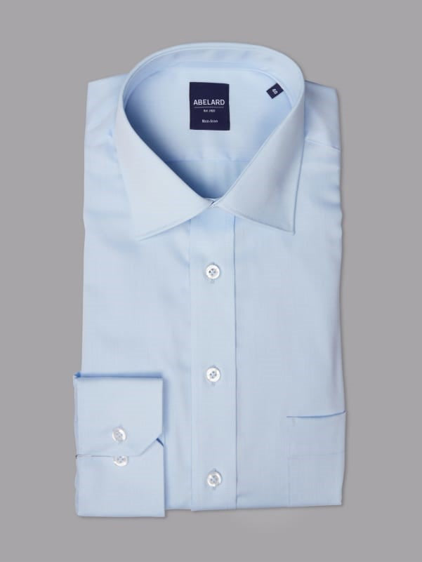 Abelard - Long Sleeve Business Shirt - Non-Iron - Sky Blue