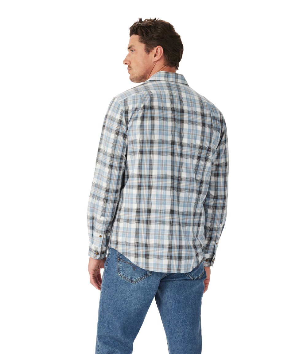 R.M.Williams - O'Connell Shirt - Check - Blue, White & Black