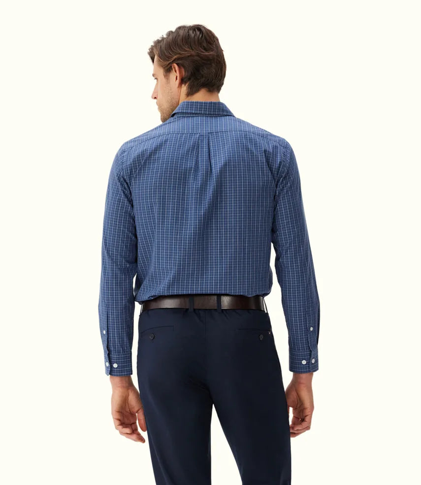 R.M.Williams - Regular Shirt - Check - Navy, White & Tan
