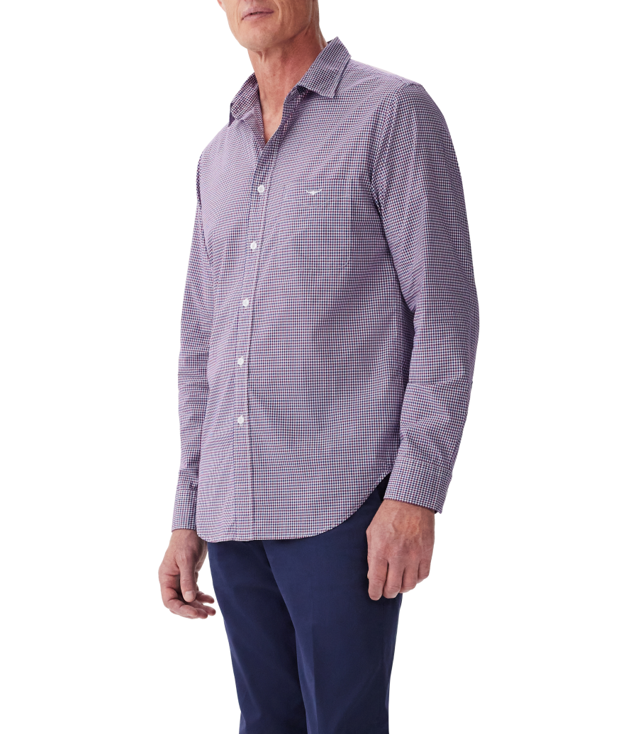 R.M.Williams - Poplin Shirt - Check - Navy/Red/White