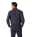 R.M.Williams - Regular Twill Check Shirt - Navy/Brown